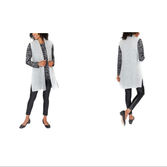 Mario Serrani Sweaters - Mario Serrani Sleeveless Cardigan